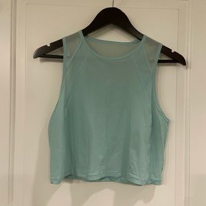 Lululemon - Icing Blue - Sculpted Cropped Tank Top